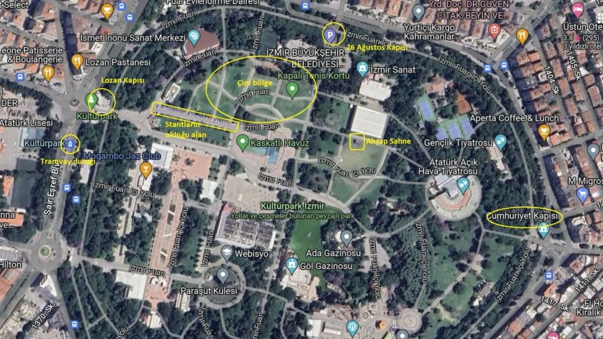Festival Area Map